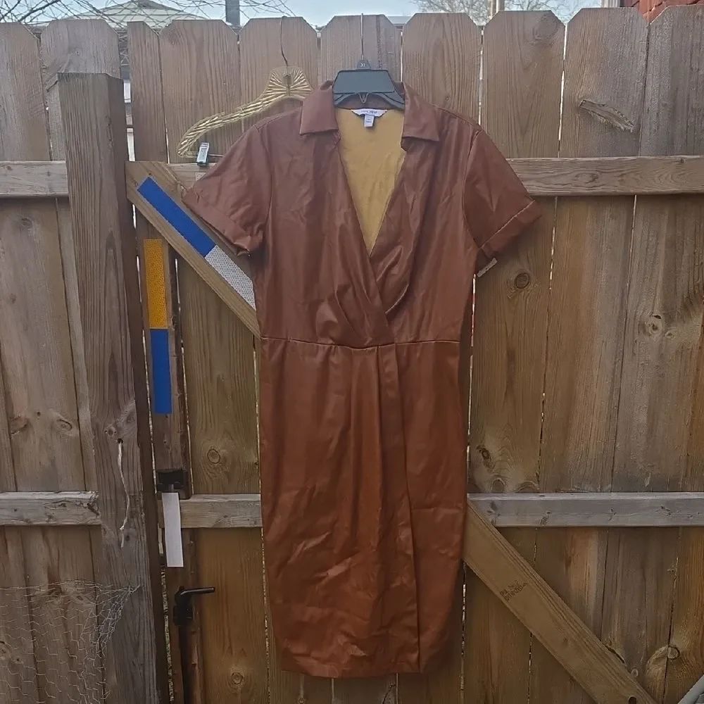 Nine West Brown Midi Dress